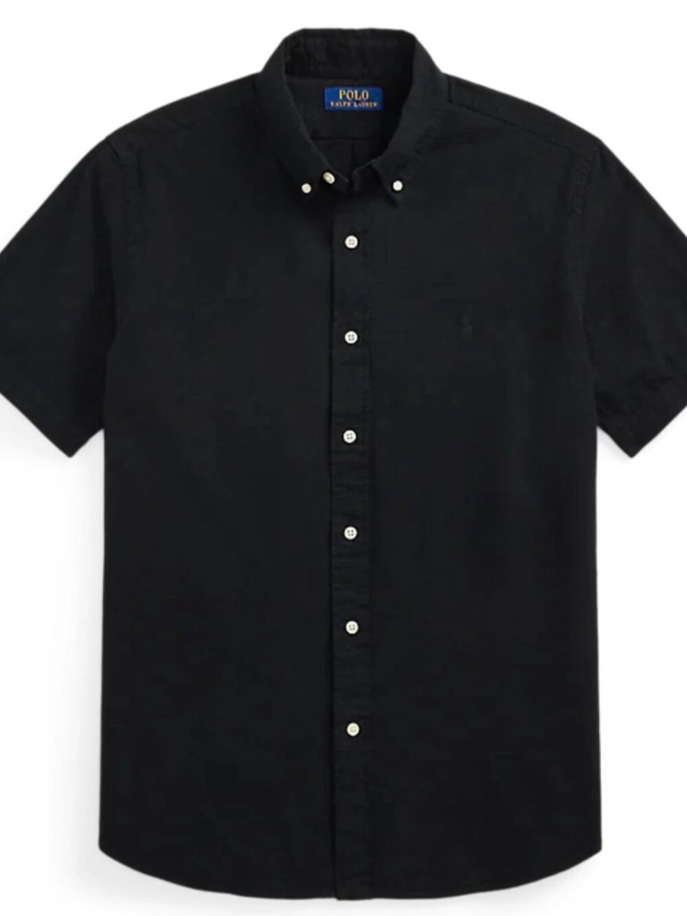 POLO Untucked Fit Seersucker Oxford Black Button Down Shirt SMALL – NWT